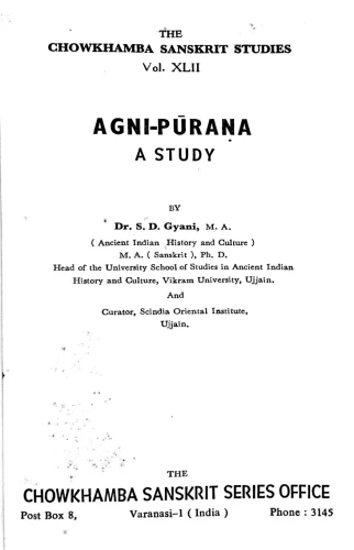Agni Puranam A Study